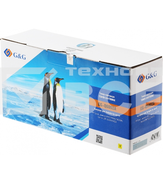Картридж лазерный G&G GG-Q6002A желтый (2000 стр.) для HP CLJ 1600/2600/2605N, LBP 5000/5100