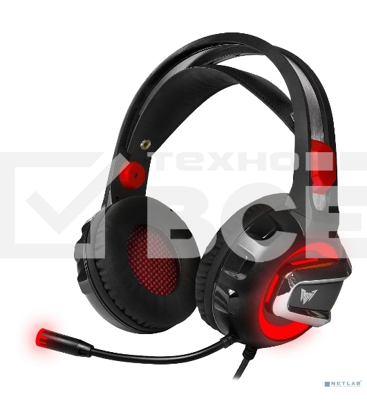 Гарнитура игровая CROWN CMGH-3100 Black&red