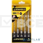 Набор буров STAYER PROFI 2930-H5 по бетону, хвостовик 
