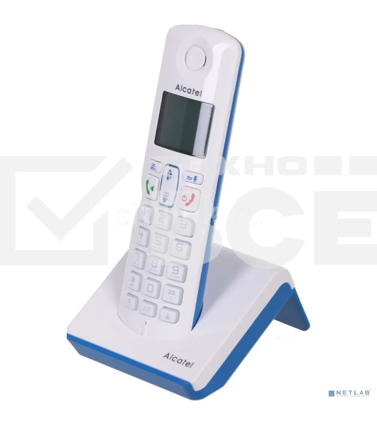 Радиотелефон ALCATEL S250 RU белый