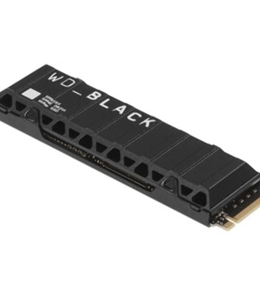 Накопитель SSD WD 2Tb Black SN850X, M.2(22x80мм), NVMe, PCIe 4.0 x4, 3D TLC, R/W 7300/6600Mb/s, IOPs 1 200 000/1 100 000, TbW 1200, DWPD 0.3, with Heat Spreader (12 мес.)