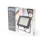 Прожектор уличный Gauss Qplus 688100370 светодиодный 70Вт графитовый, фото3