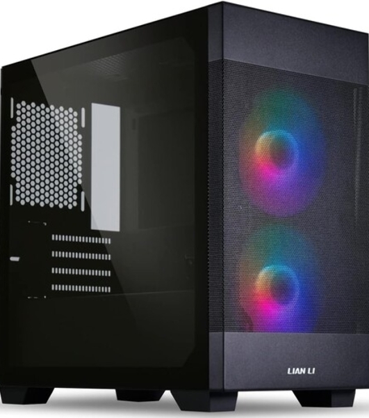 Компьютерный корпус Lian-Li Lancool 205M Mesh черный без БП ATX 2xUSB 3.0 audio bott PSU
