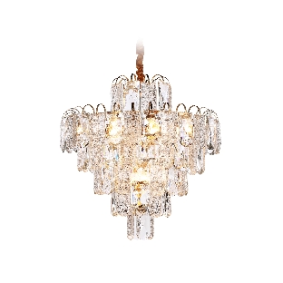 Светильник Ambrella light TR5233/12 SGD/CL/FR золото/прозрачный/белый матовый E27*12 max 40W D600*610