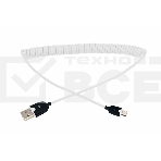 Кабель Rexant (18-4301) USB кабель универсальный microUSB шнур витой 1,5М белый , фото 1