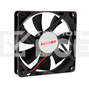 Вентилятор для корпуса Rexant RХ 12025MS 12 VDC черный, 120 мм, 2200 об/мин, 35 дБ, 2 pin