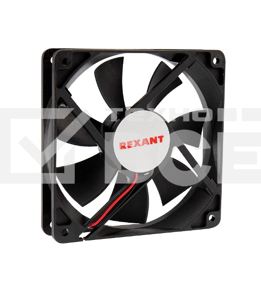 Вентилятор для корпуса Rexant RХ 12025MS 12 VDC черный, 120 мм, 2200 об/мин, 35 дБ, 2 pin