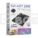 Электрическая плитка Galaxy Line GL3063, черная, фото 1