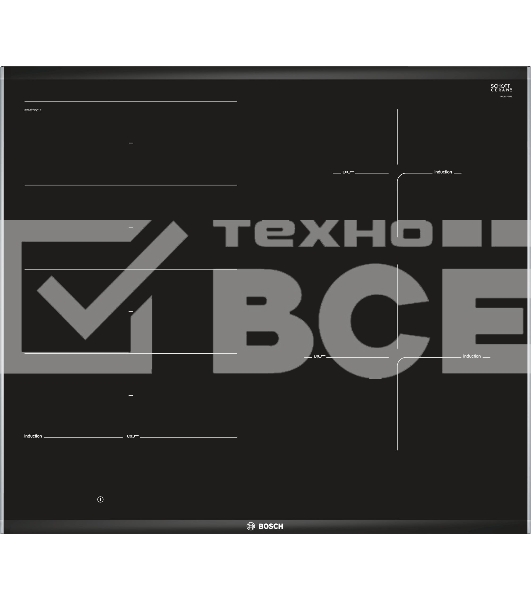 Варочная поверхность Bosch PXE675DC1E черный