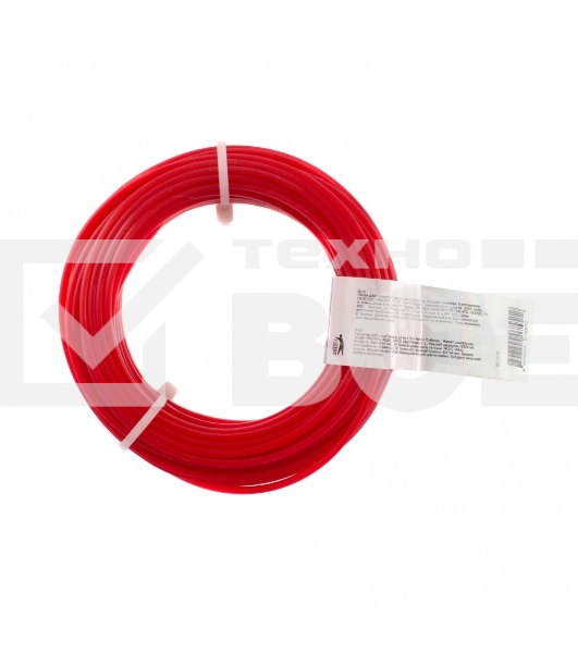 Леска для триммера квадратная, 2,4 мм х 15 м, Россия Сибртех