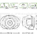 Фонарь налобный модель GFL303 4W 230lm 3xAAA LED 1/12/60, фото3