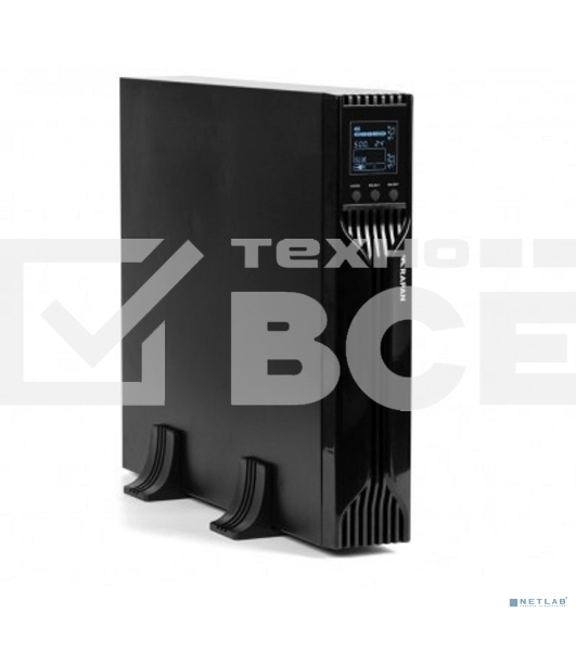 Источник бесперебойного питания ИБП Бастион RAPAN-UPS 3000 RACK+4x9Ah (2100 Вт, Line-interactive, встроенные АКБ 6 шт.x 9Ah) {8960}