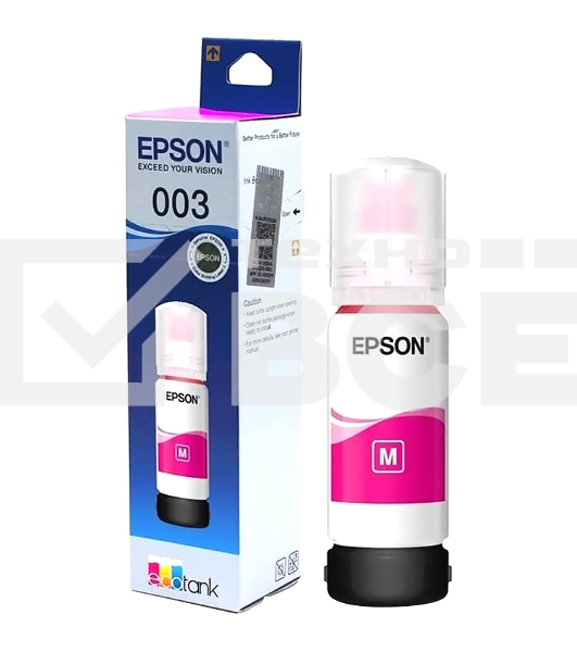 Чернила EPSON C13T00V398 пурпурный (65 мл) для L11050, L1110, L1210, L3101, L3110, L3156, L3210, L3215, L3216, L3250, L3256, L3258, L3260, L3550, L3556, L5290