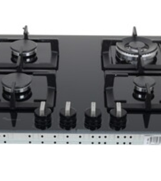 Газовая варочная панель Bosch PPH6A6I40O 5.8x59x52 см, WOK, закаленное стекло, независимая, черная