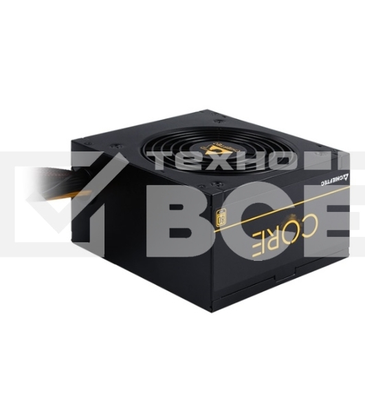 Блок питания Chieftec BBS-600S, 600Вт, 80 PLUS Gold, 120мм, черный