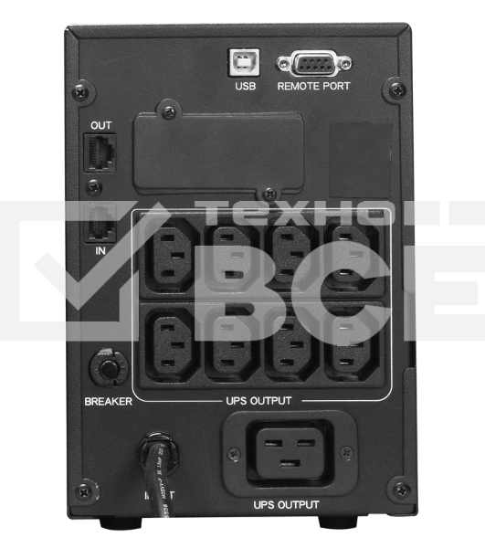Источник бесперебойного питания Powercom Smart King Pro+ SPT-2000-II LCD 1600Вт 2000ВА черный