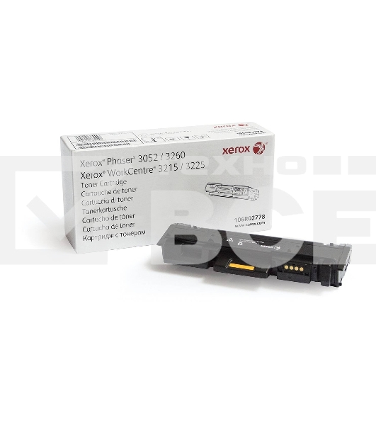 Картридж лазерный Xerox 106R02778 черный для Xerox Ph 3052/3260/WC 3215/3225 3000 стр.(Channels)