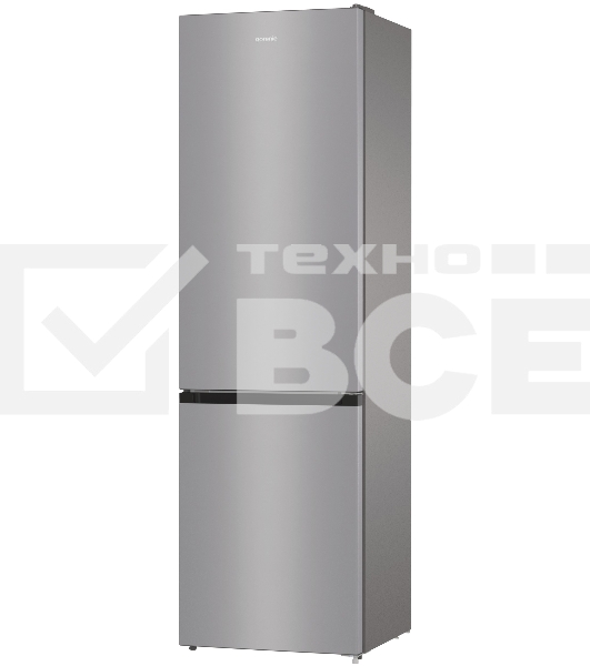Холодильник Gorenje NRK6201PS4 серебристый металлик двухкамерный 235/96л морозилка снизу