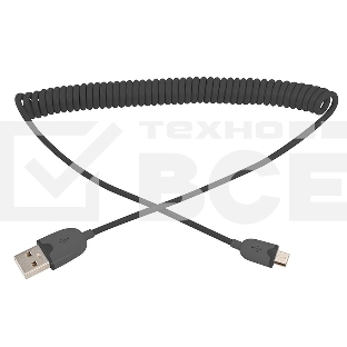 Кабель Rexant (18-4300) USB кабель универсальный microUSB шнур витой 1,5М черный 