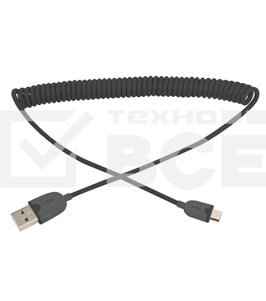 Кабель Rexant (18-4300) USB кабель универсальный microUSB шнур витой 1,5М черный 