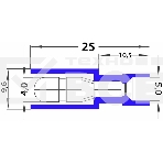 Разъем штекерный полностью изолированный штекер 4 мм 1.5-2.5 мм² (РШПи-п 2.5-4/РШИп 2-5-4) синий Rexant, фото3