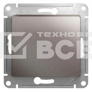 Механизм выключателя 1-кл. СП Glossa сх. 1 10А IP20 10AX платина SchE GSL001211