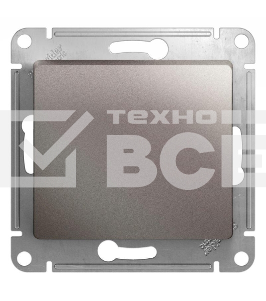 Механизм выключателя 1-кл. СП Glossa сх. 1 10А IP20 10AX платина SchE GSL001211