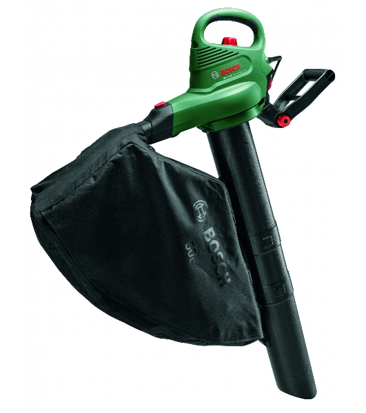 Воздуходувка-пылесос Bosch UniversalGardenTidy 3000 3000Вт пит.:от сети зеленый/черный