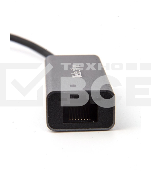 Кабель-переходник USB 3.0 (Am) --> LAN RJ-45 Ethernet 1000 Mbps, Aluminum Shell,Telecom <TU312M>