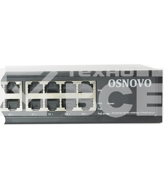 Инжектор POE Osnovo Midspan-24/370RG (упак.:1шт)