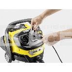 Строительный пылесос Karcher WD 6 P S V-30/6/22/T желтый, 1300 Вт, уборка сухая/сбор воды, пылесборник мешок/контейнер, 30 л, фото24