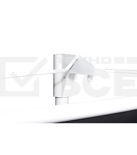 Экран 150x150см TriScreen 1:1 напольный рулонный белый84' Matt White (MW), черный корпус