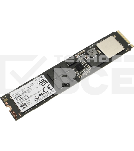 Накопитель SSD Samsung Enterprise PM9A3, 960GB, M.2 22110, PCIe 3.0 x4, NVMe, R/W 3000/1100