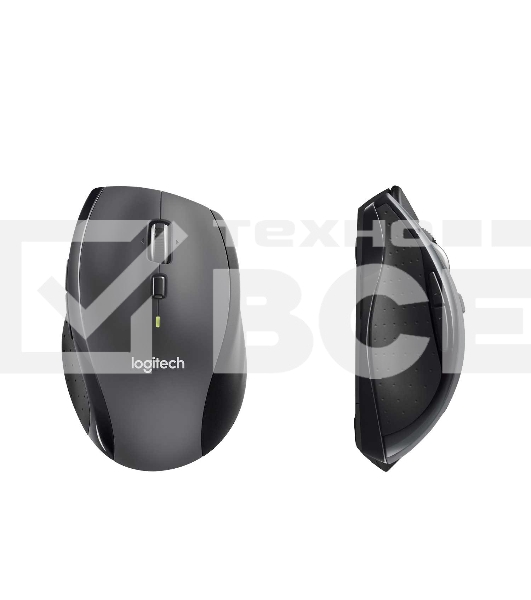 Мышь беспроводная Logitech M705 черный, 1000 dpi, радиоканал, USB, кнопки - 7