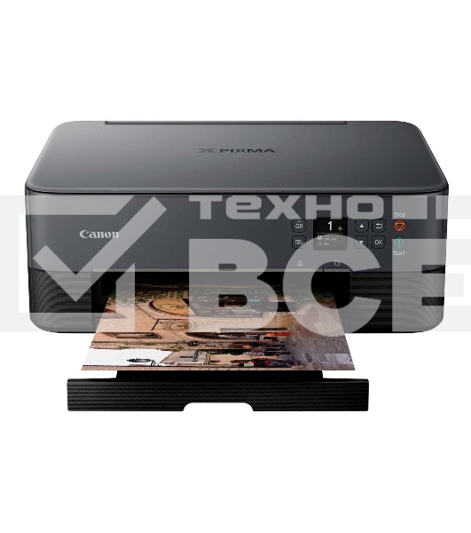 МФУ струйный Canon Pixma TS5340 (3773C107), A4, цветное, печ. 13 стр/мин (ч/б) 6.8 стр/мин (цвет), 4800x1200 dpi (принтер) 2400x1200 dpi (сканер), USB; Wi-Fi