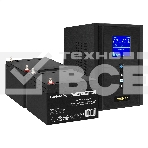 Комплект ИБП EX295988RUS + батарея 26Aч EX282970RUS 2шт (инвертор, синус, для котла) ExeGate SineTower SZ-1500.LCD.AVR.2SH.1C13.USB <1500VA/1200W, чистый синусоида, LCD дисплей, AVR, 2*Schuko+1*C13, USB, линейно-интерактивный, Black> + батарея ExeGate DT , фото2