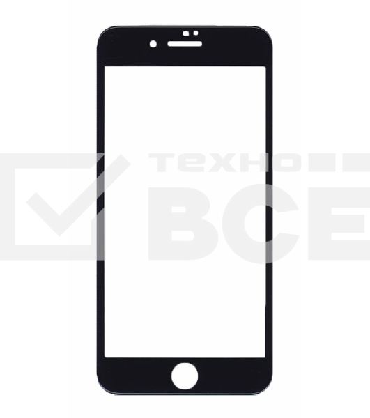 Защитное стекло 4D для Apple iPhone 7/8 Plus черный