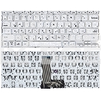 Клавиатура для ноутбука Asus X412DA  серебристая, фото2