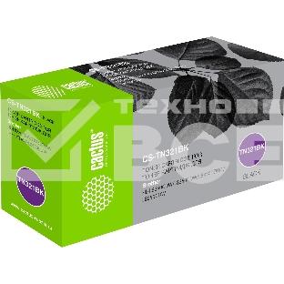 Картридж лазерный Cactus СS-TN-321BK черный (27000стр.) для Konica Minolta bizhub C224/C224e/C284/C284e/C364
