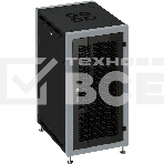 Шкаф серверный Sysmatrix (SL 6827.932) напольный 27U 600x800мм пер.дв.перфор. металл 800кг черный IP20, фото 1