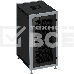 Шкаф серверный Sysmatrix (SL 6827.932) напольный 27U 600x800мм пер.дв.перфор. металл 800кг черный IP20