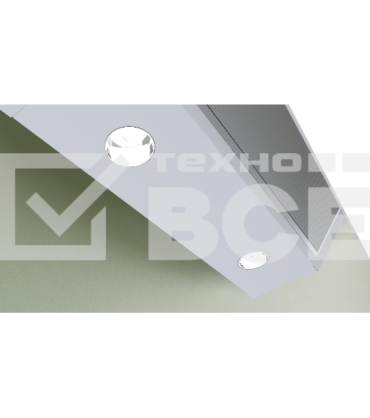 Вытяжка наклонная Bosch DWK66PJ20T белый, 60 см, 700 куб. м/ч, 71 дБ