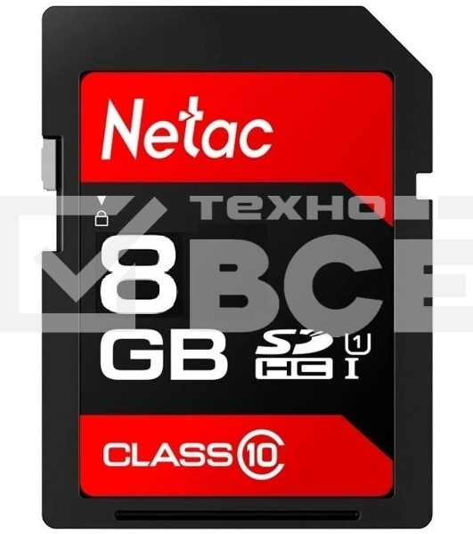 Флеш карта SDHC 8GB Netac P600 <NT02P600STN-008G-R>