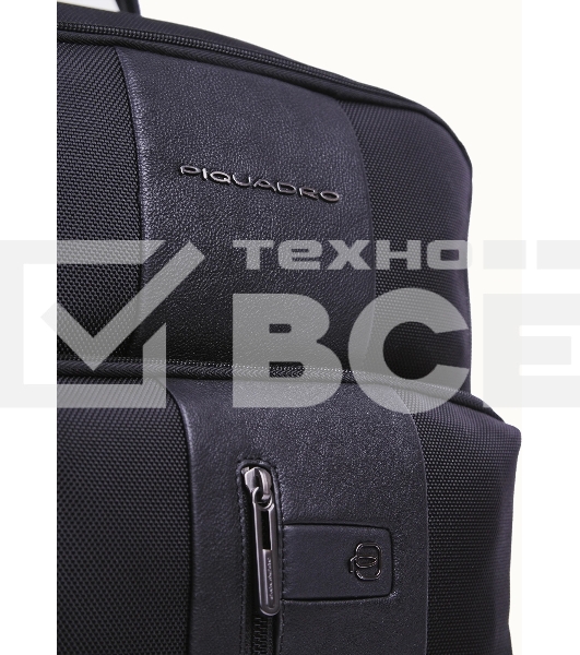 Рюкзак Piquadro Brief2 CA6648BR2/N черный нейлон/натур.кожа