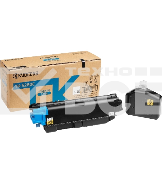 Картридж лазерный Kyocera TK-5280C (1T02TWCNL0) голубой черный для M6235cidn/M6635cidn/P6235cdn 11000 стр