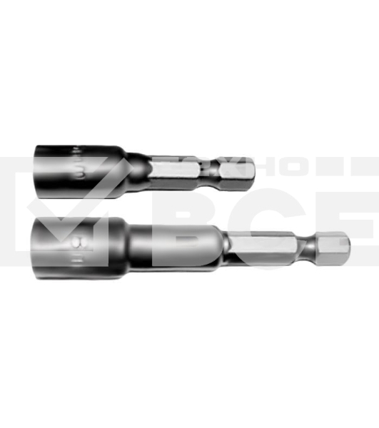Насадка FIT 57938для шурупов и болтов с 6-гранной головкой профи (d=8мм l=48 мм)