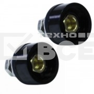 Розетка ELITECH 0606.014800  д/сварочного кабеля (Dx25) 2шт.
