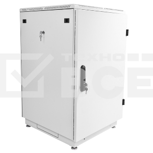 Шкаф телекоммуникационный напольный 18U (600x800) дверь металл (2 места)