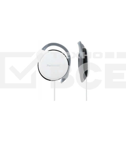 Наушники накладные Panasonic RP-HS46E-W 1.1м белый проводные (крепление за ухом)