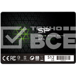Накопитель SSD Silicon Power Ace A56, 512Gb, SATA III, 2.5